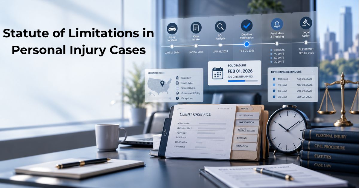 Statute of Limitations in Personal Injury Cases: What Law Firms Need to Know